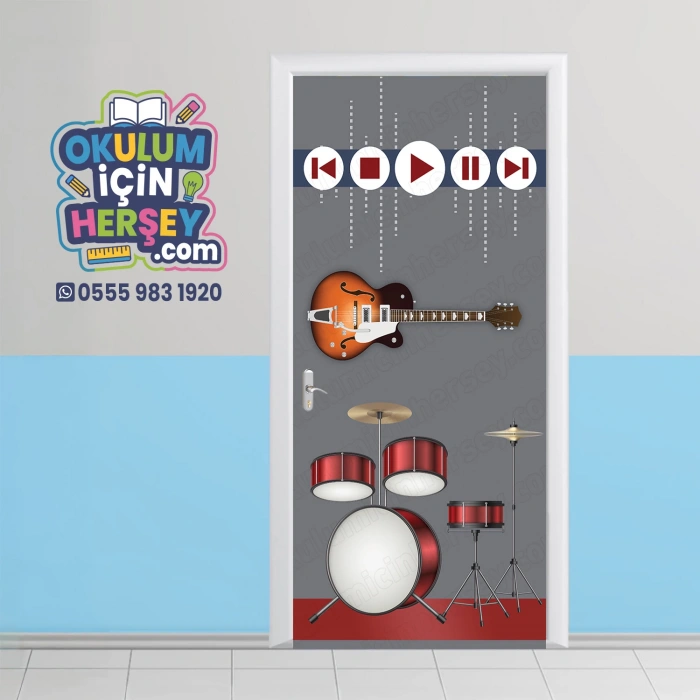 Müzik Sınıfı Kapı Giydirme 51