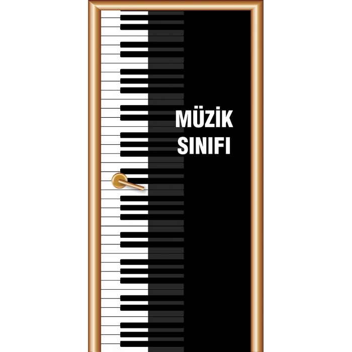 Müzik Sınıfı Kapı Giydirme 52