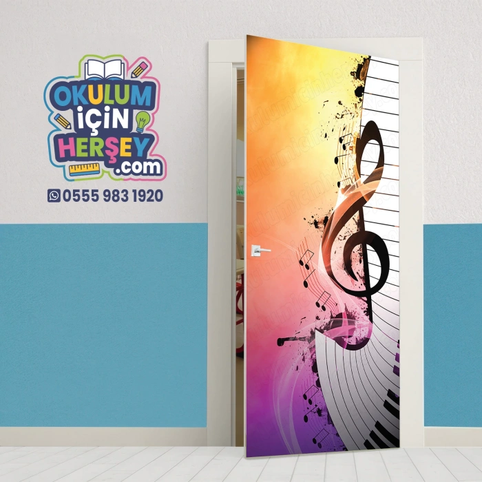 Müzik Sınıfı Kapı Giydirme 53