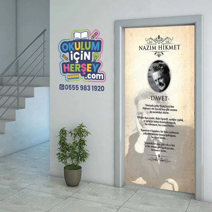 Nazım Hikmet Kapı Giydirme 60