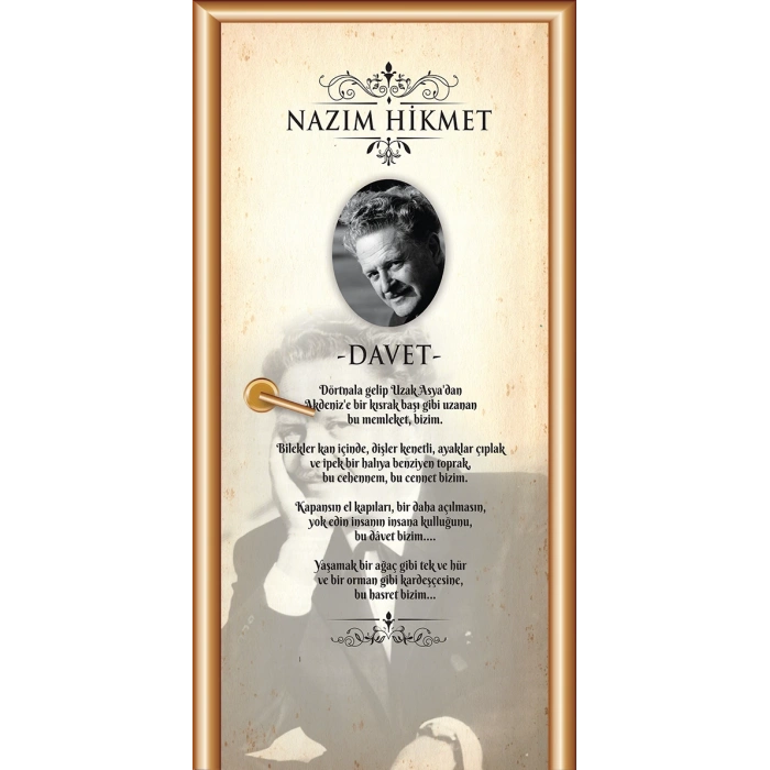 Nazım Hikmet Kapı Giydirme 60