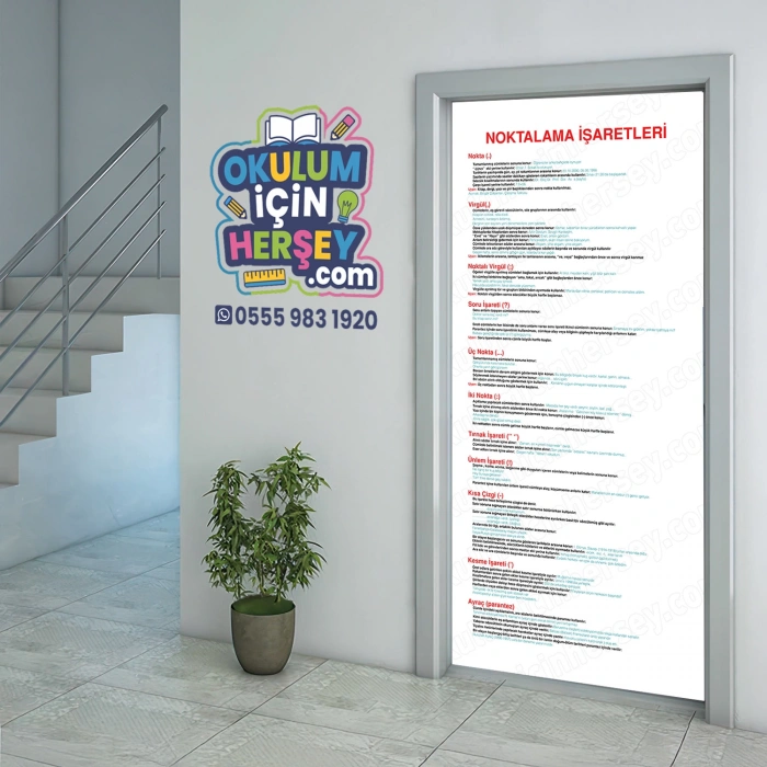 Noktalama İşaretleri Kapı Giydirme 21