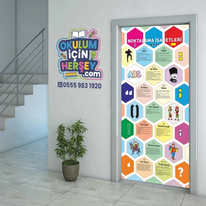 Noktalama İşaretleri Kapı Giydirme 28