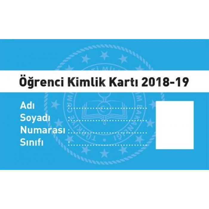Öğrenci Kimlik Kartı PVCK 05