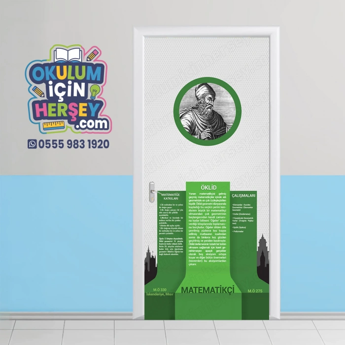 Öklid Bilim İnsanları Kapı Giydirme 27