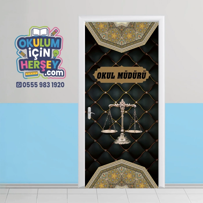 Okul Müdürü Kapı Giydirme 126