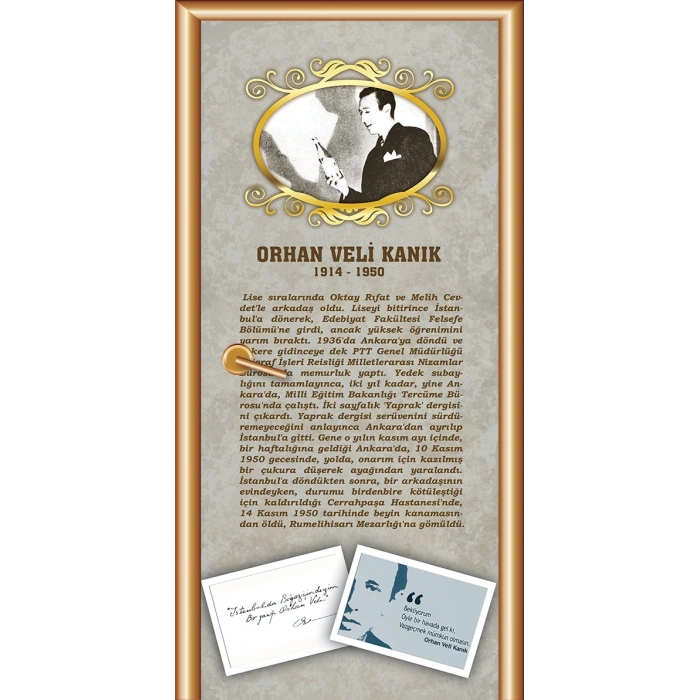 Orhan Veli Kanık Kapı Giydirme 15