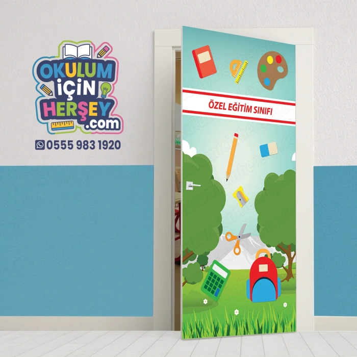 Özel Eğitim Sınıfı Kapı Giydirme 03
