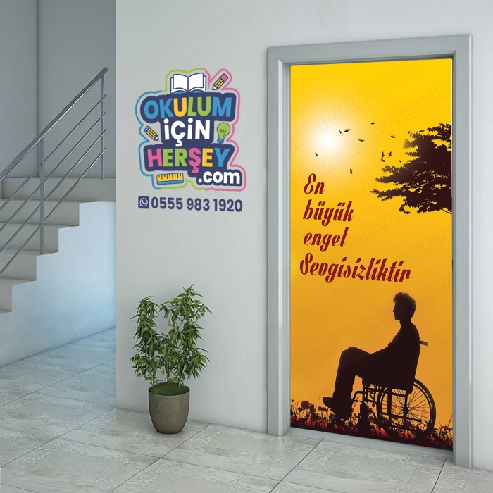 Özel Eğitim Sınıfı Kapı Giydirme 07
