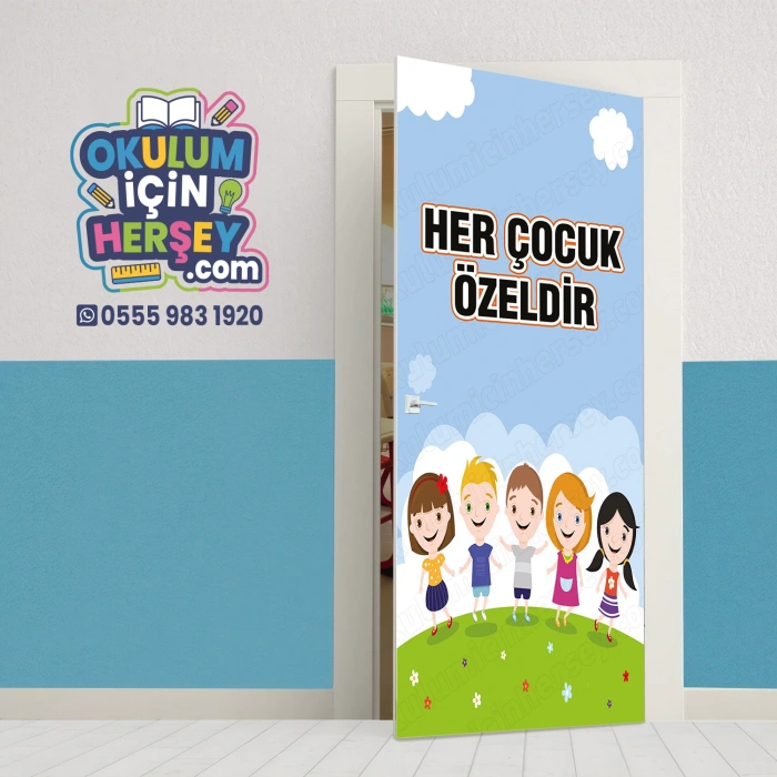 Özel Eğitim Sınıfı Kapı Giydirme 13