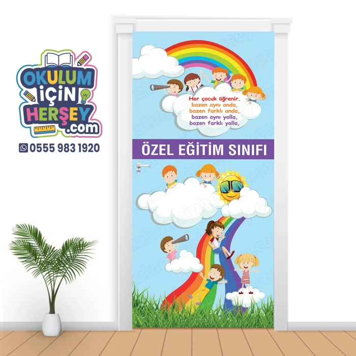 Özel Eğitim Sınıfı Kapı Giydirme 14