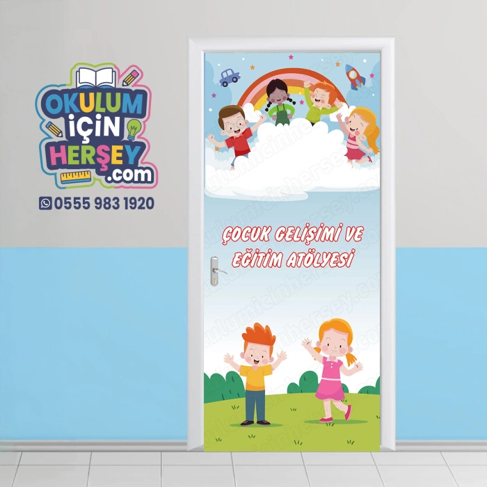 Özel Eğitim Sınıfı Kapı Giydirme 16