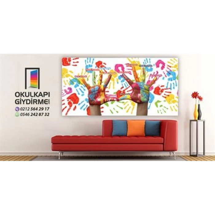 Parmaklar Duvar Giydirme 022