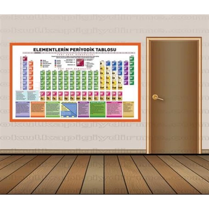 Periyodik Cetvel Duvar Giydirme 14
