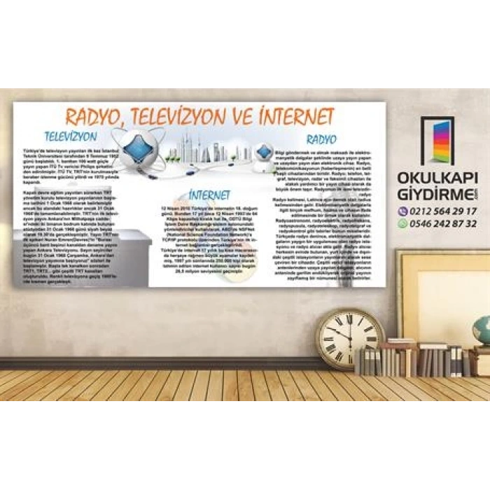 Radyo Televizyon İnternet Duvar Giydirme 06
