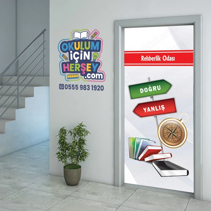 Rehberlik Odasi Kapı Giydirme 01