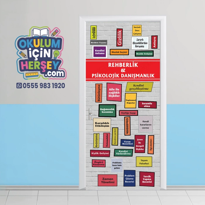 Rehberlik Odasi Kapı Giydirme 05