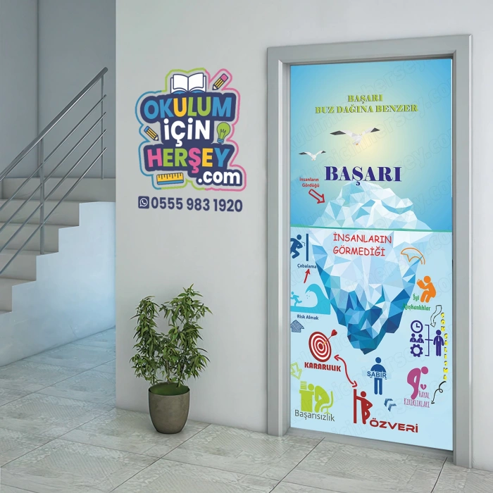 Rehberlik Odasi Kapı Giydirme 11