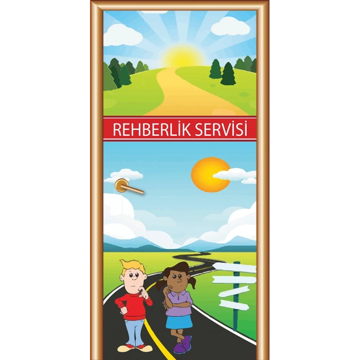 Rehberlik Odasi Kapı Giydirme 19