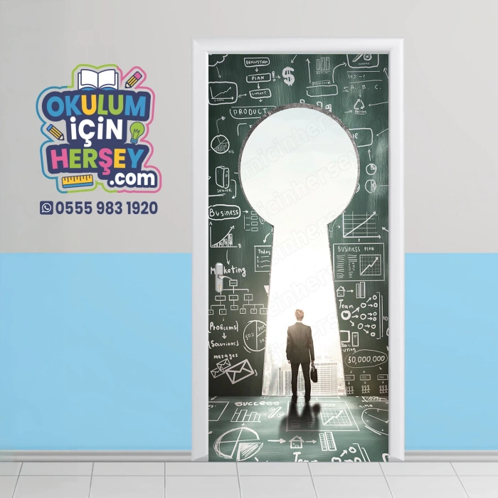 Rehberlik Odası Kapı Giydirme 20