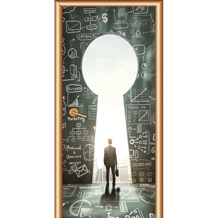 Rehberlik Odası Kapı Giydirme 20