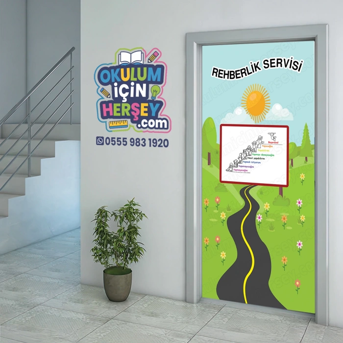 Rehberlik Odası Kapı Giydirme 21
