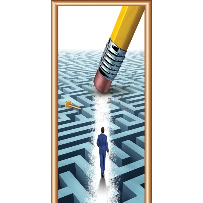 Rehberlik Odası Kapı Giydirme 22