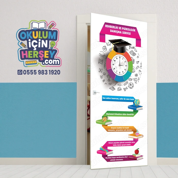 Rehberlik Odası Kapı Giydirme 27