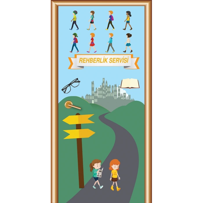 Rehberlik Odası Kapı Giydirme 31