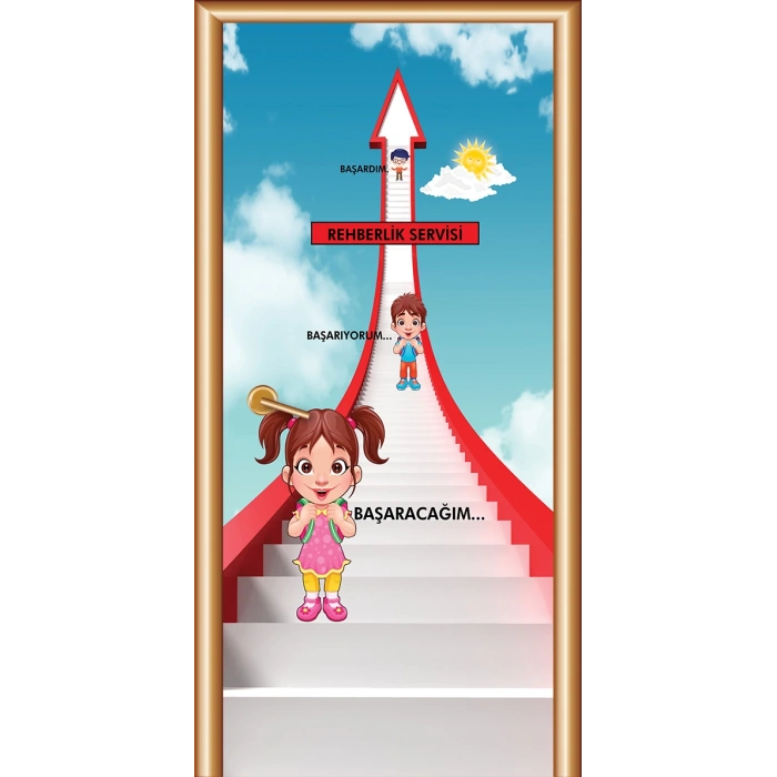 Rehberlik Odası Kapı Giydirme 35