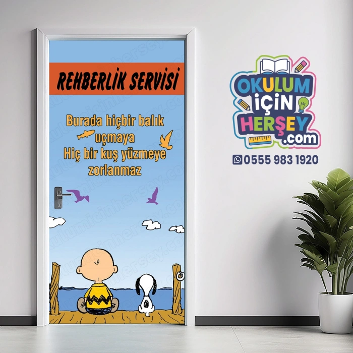 Rehberlik Odasi Kapı Giydirme 45