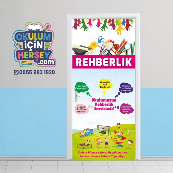 Rehberlik Odasi Kapı Giydirme 46