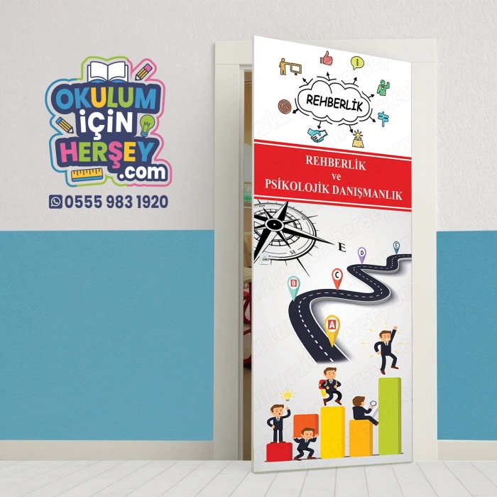 Rehberlik Odası Kapı Giydirme 48