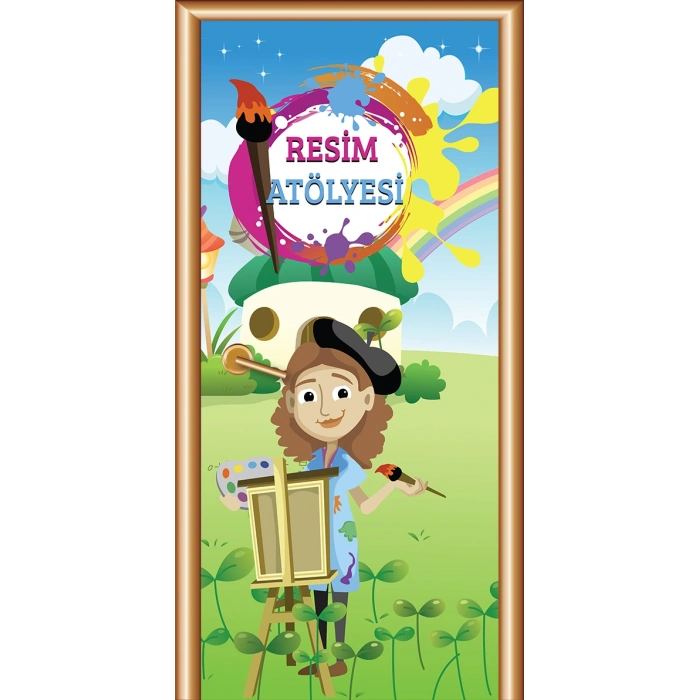 Resim Atölyesi Kapı Giydirme 01