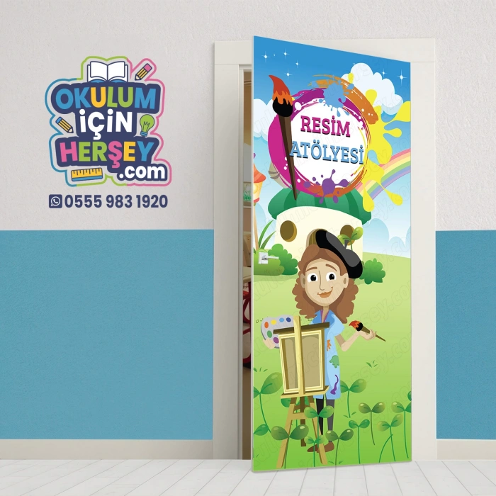 Resim Atölyesi Kapı Giydirme 01