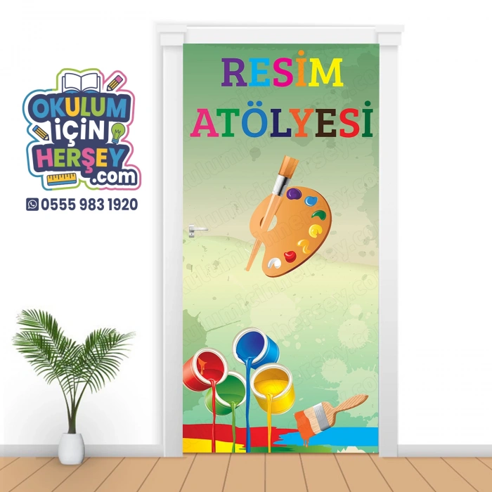 Resim Atölyesi Kapı Giydirme 02