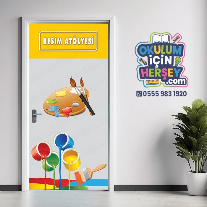 Resim Atölyesi Kapı Giydirme 03