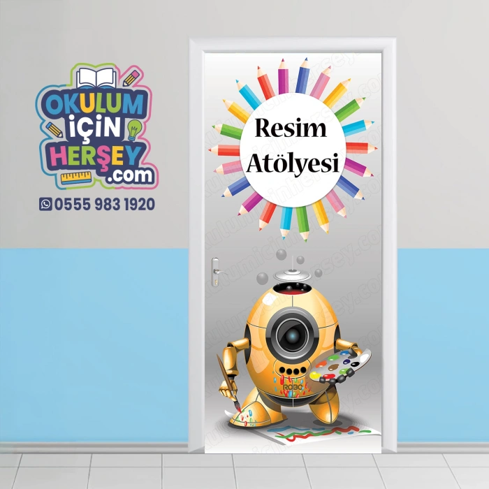 Resim Sınıfı Kapı Giydirme 26