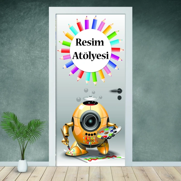 Resim Sınıfı Kapı Giydirme 26