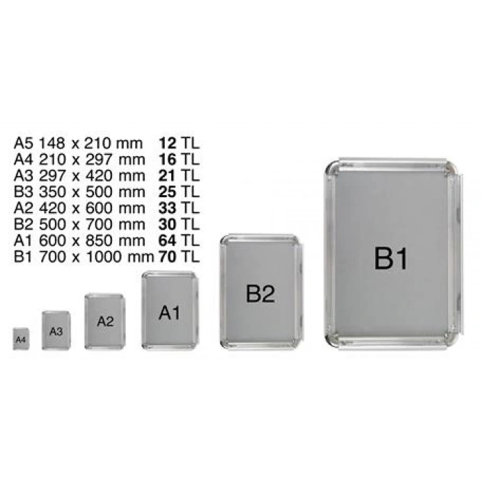 Rondo Köşeli Alüminyum Çerçeve R 001