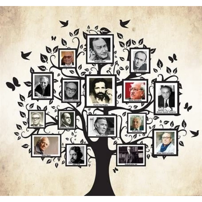 Şairler Ağaç Duvar Giydirme 10