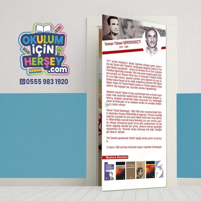 Şairler ve Yazarlar Kapı Giydirme 49