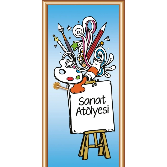 Sanat Atölyesi Kapı Giydirme 29