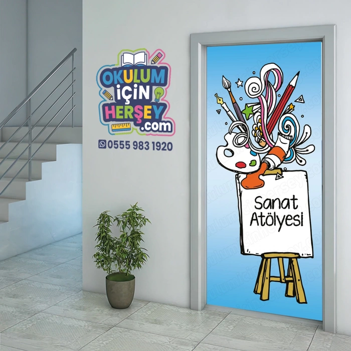 Sanat Atölyesi Kapı Giydirme 29