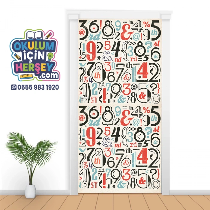 Sayılar Kapı Giydirme 20