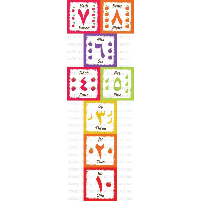 Seksek Rakamlar Arapça YU S 02