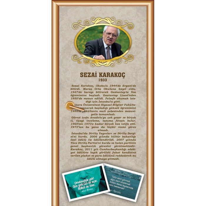 Sezai Karakoç Kapı Giydirme 18