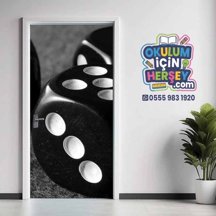 Siyah Beyaz Kapı Giydirme 01