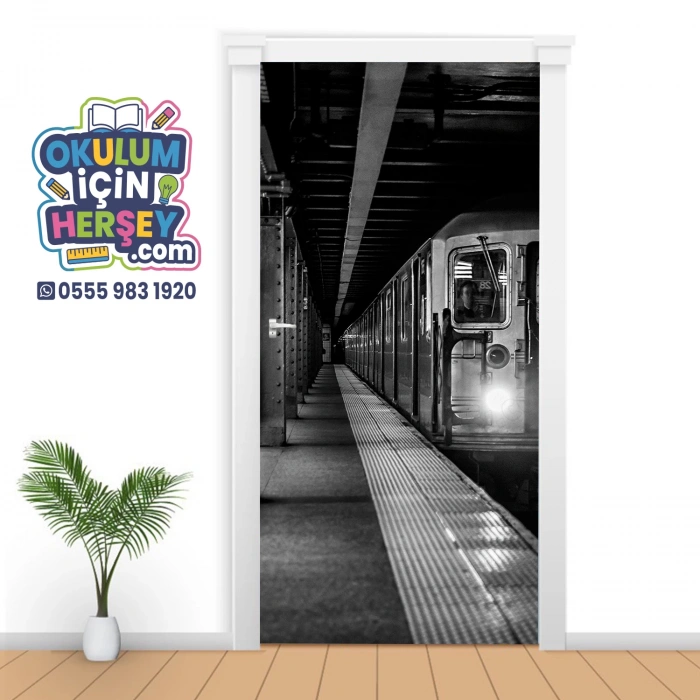 Siyah Beyaz Kapı Giydirme 05