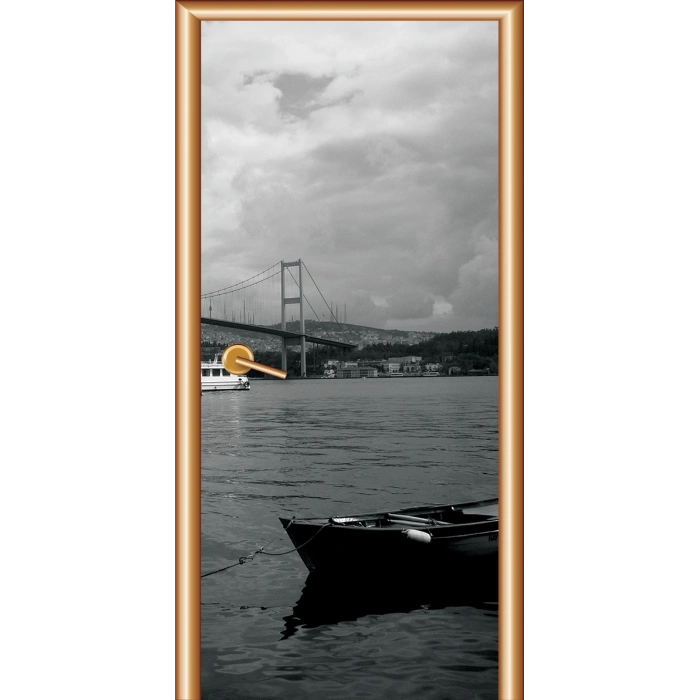 Siyah Beyaz Kapı Giydirme 06